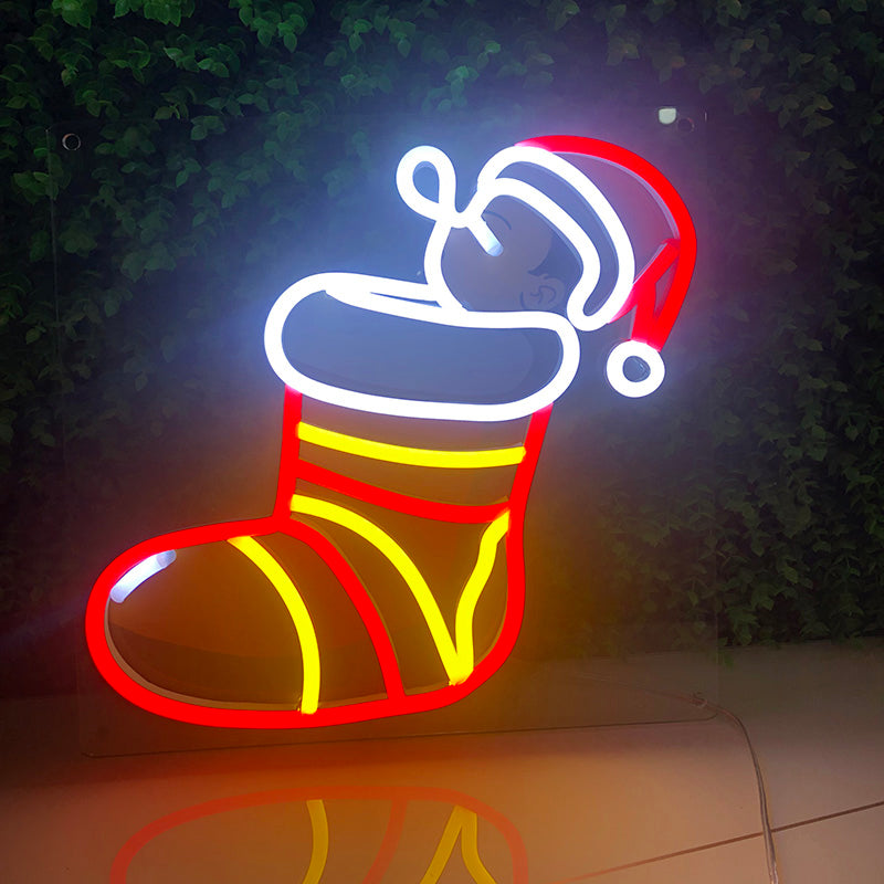 Christmas Socks Neon Signs - 1