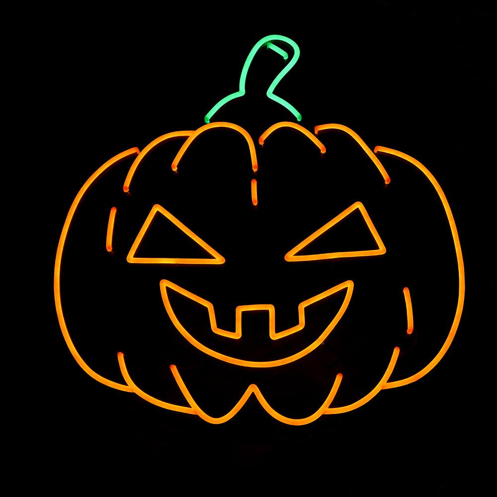 Pumpkin LED Neon Sign - Happy Halloween Neon Sign