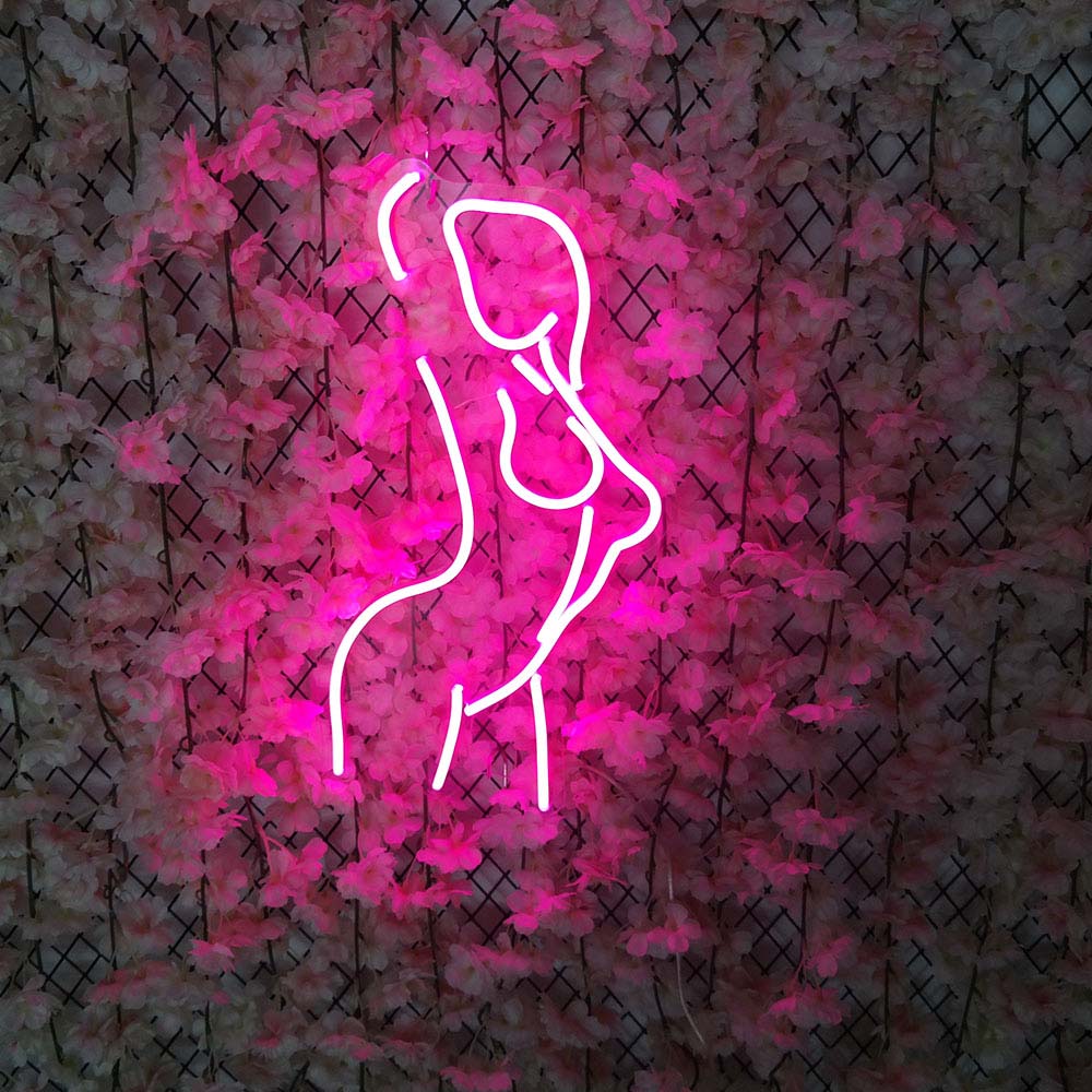 Lady pose Neon Signs