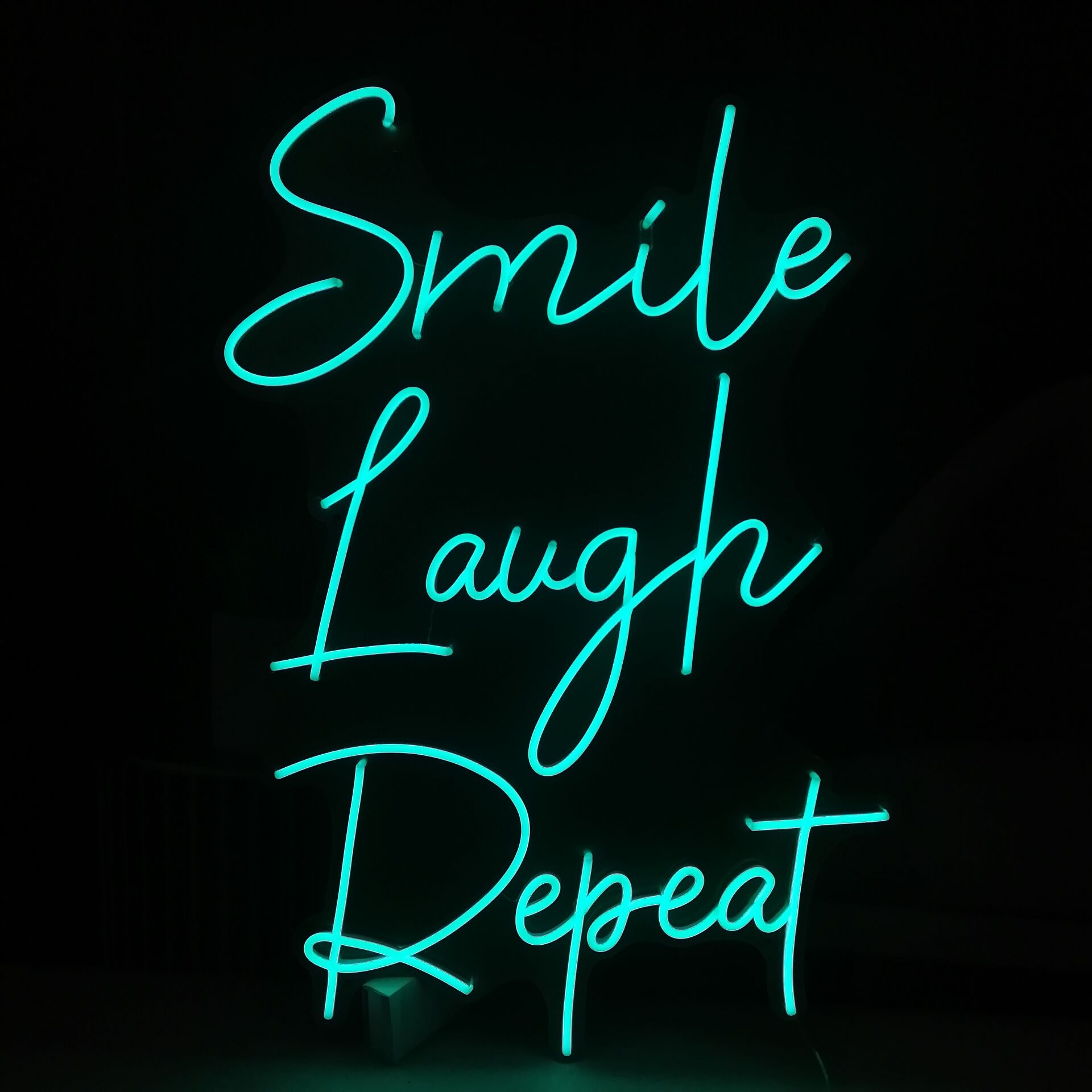 Smile Laugh Repeat Neon Signs
