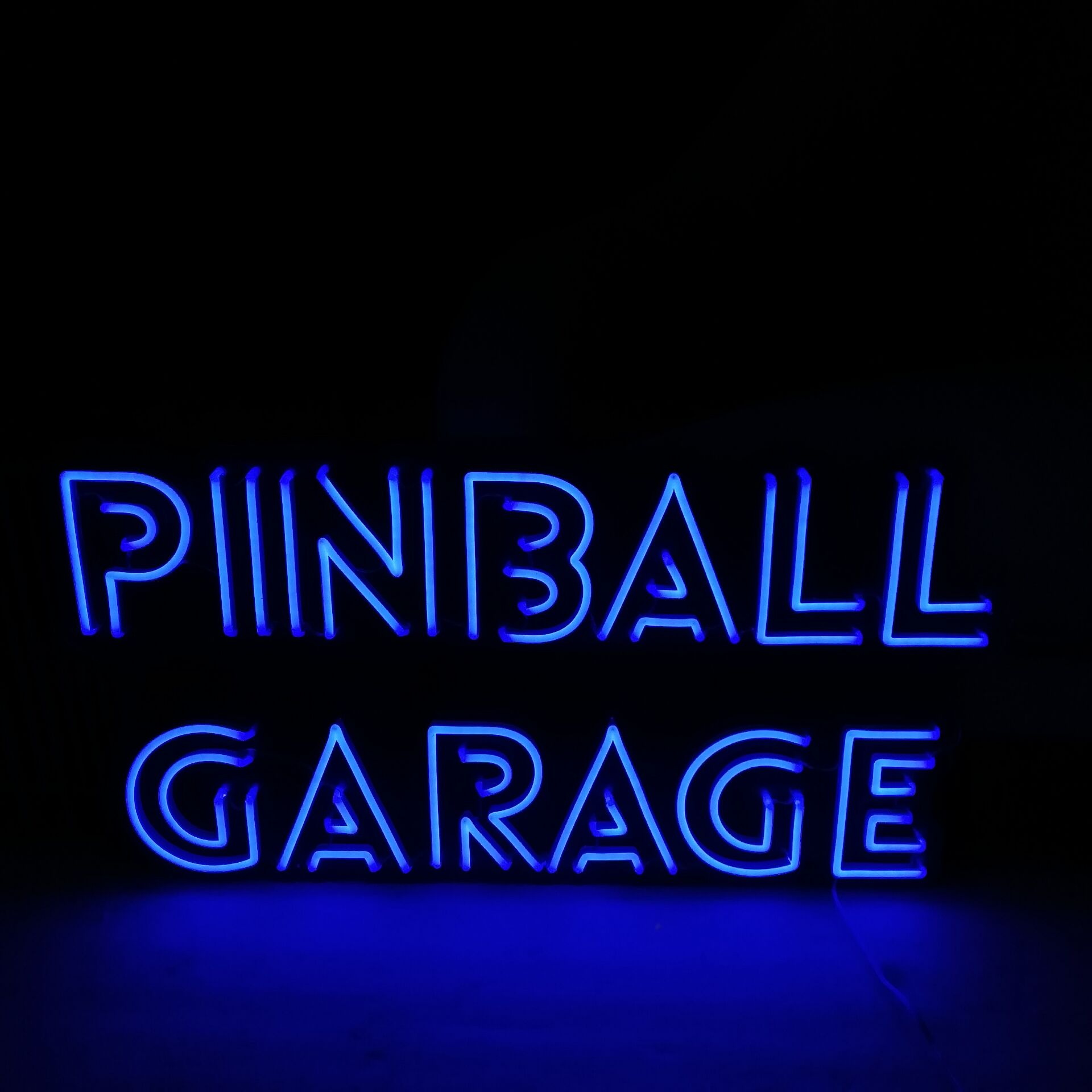 Pinball Garage Neon Signs