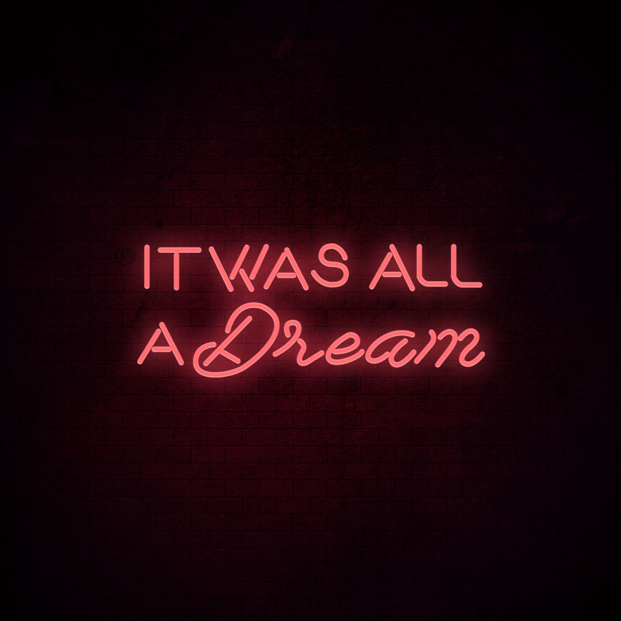 It was all a dream Neon Signs 2