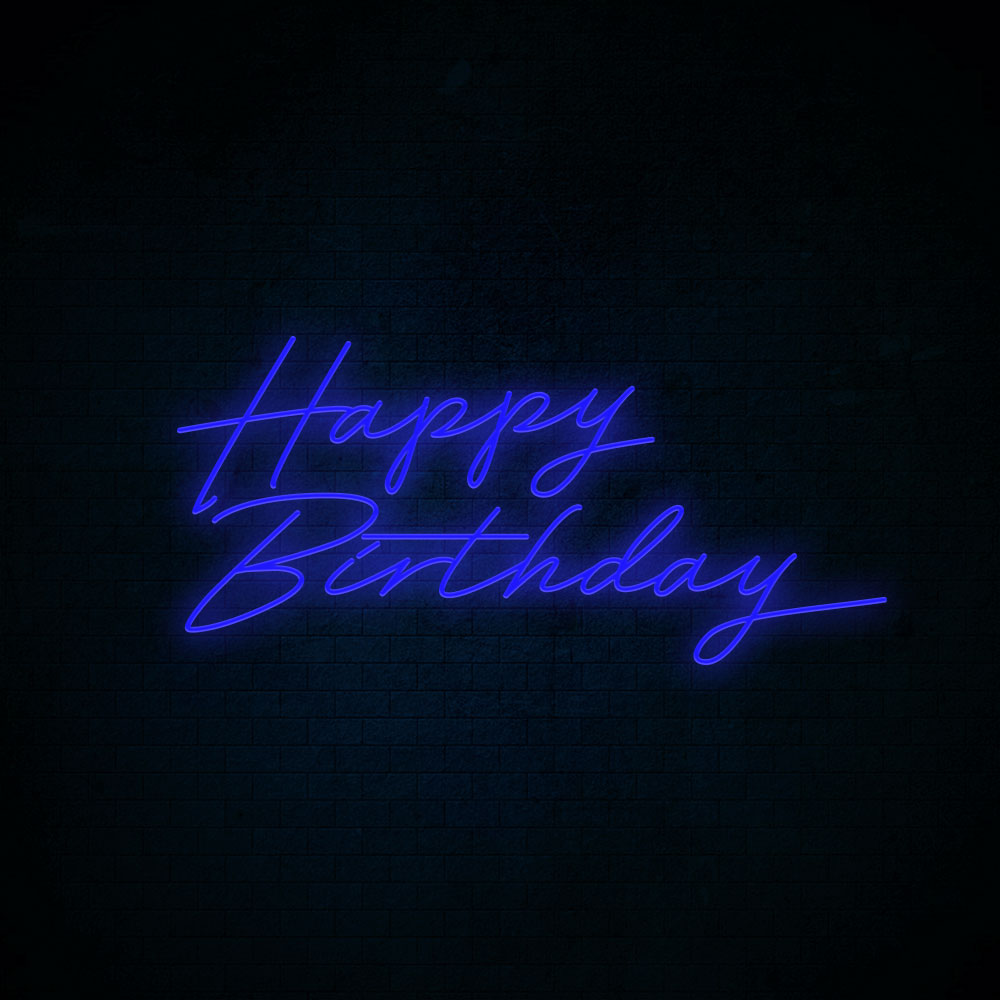 Happy Birthday Neon Signs