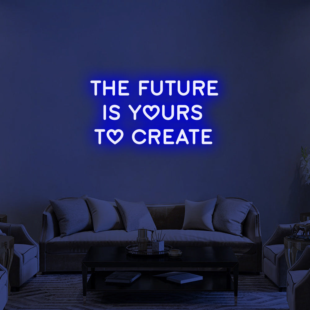 THE FUTURE IS YOURS Neon Signs For Gifts, Room Decor