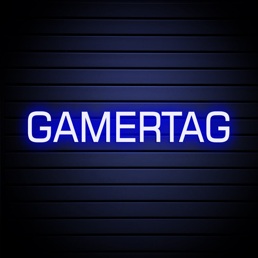 GAMERTAG Neon Signs