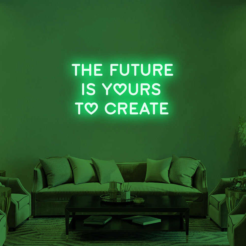 ネオンライト THE FUTURE IS YOURS THE FUTURE IS YOURS Neon Signs For Gifts, Room Decor