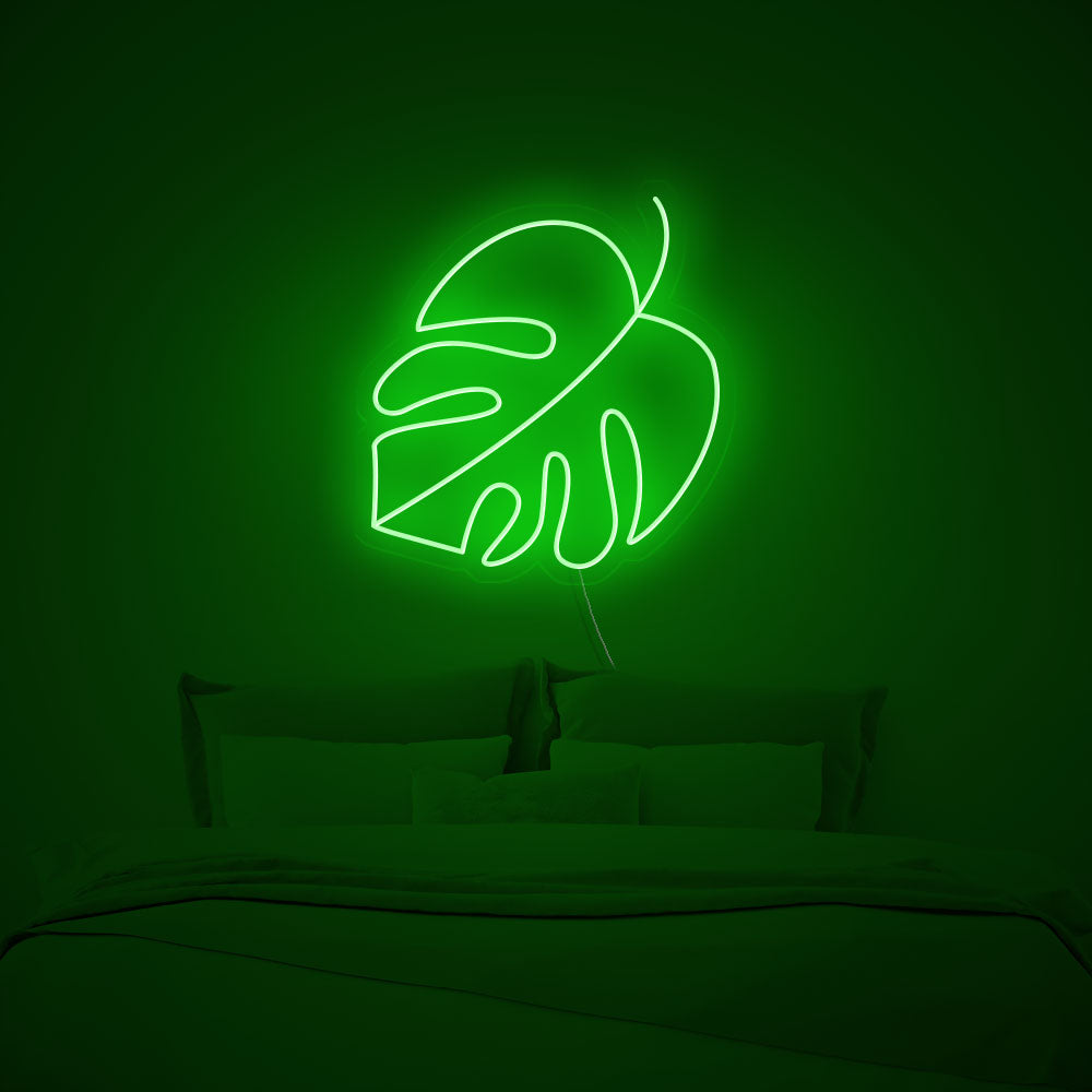 Monstera Leaf Neon Signs