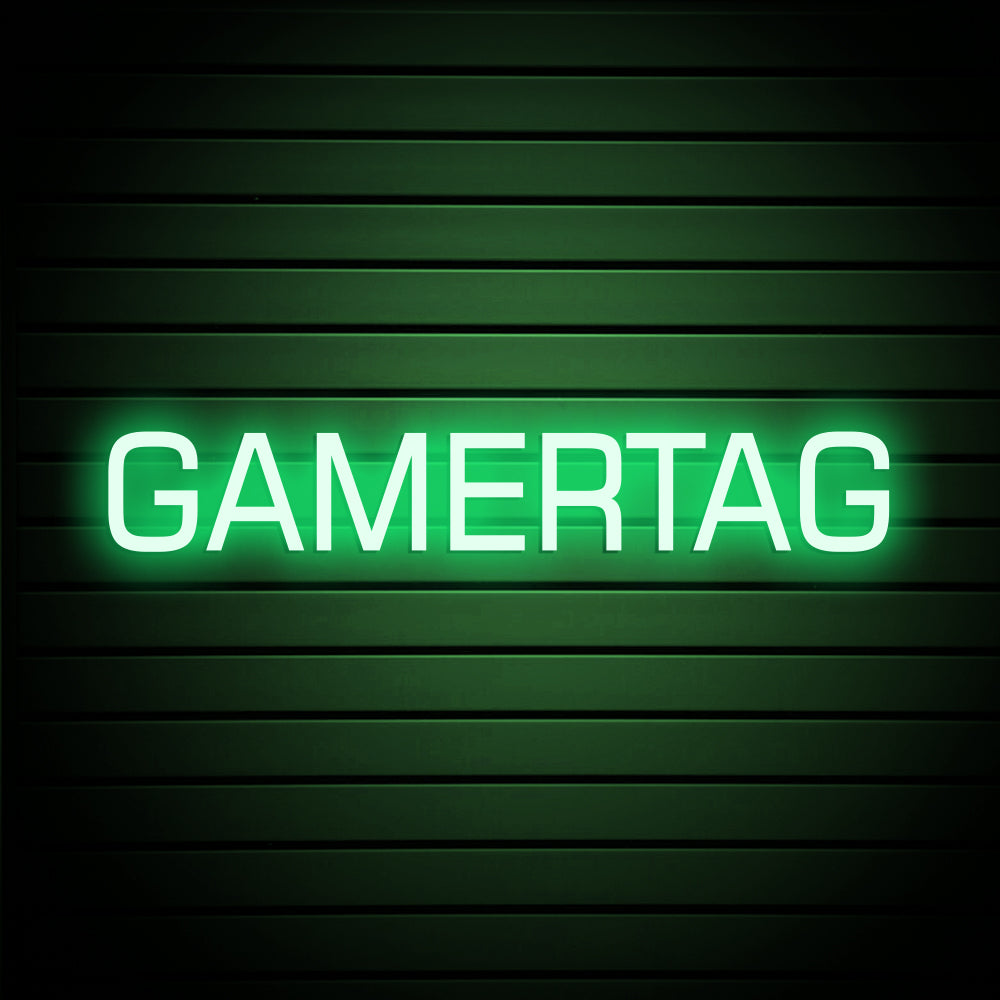 GAMERTAG Neon Signs