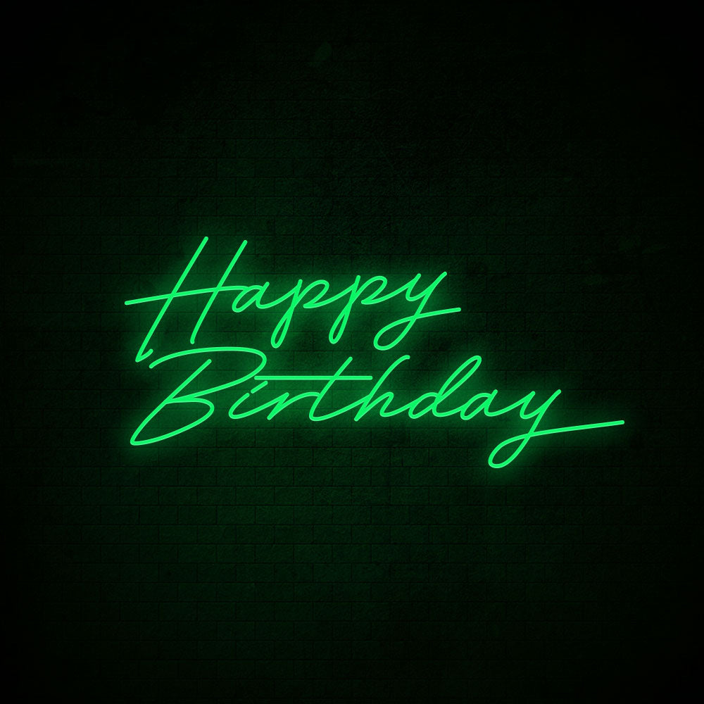 Happy Birthday Neon Signs