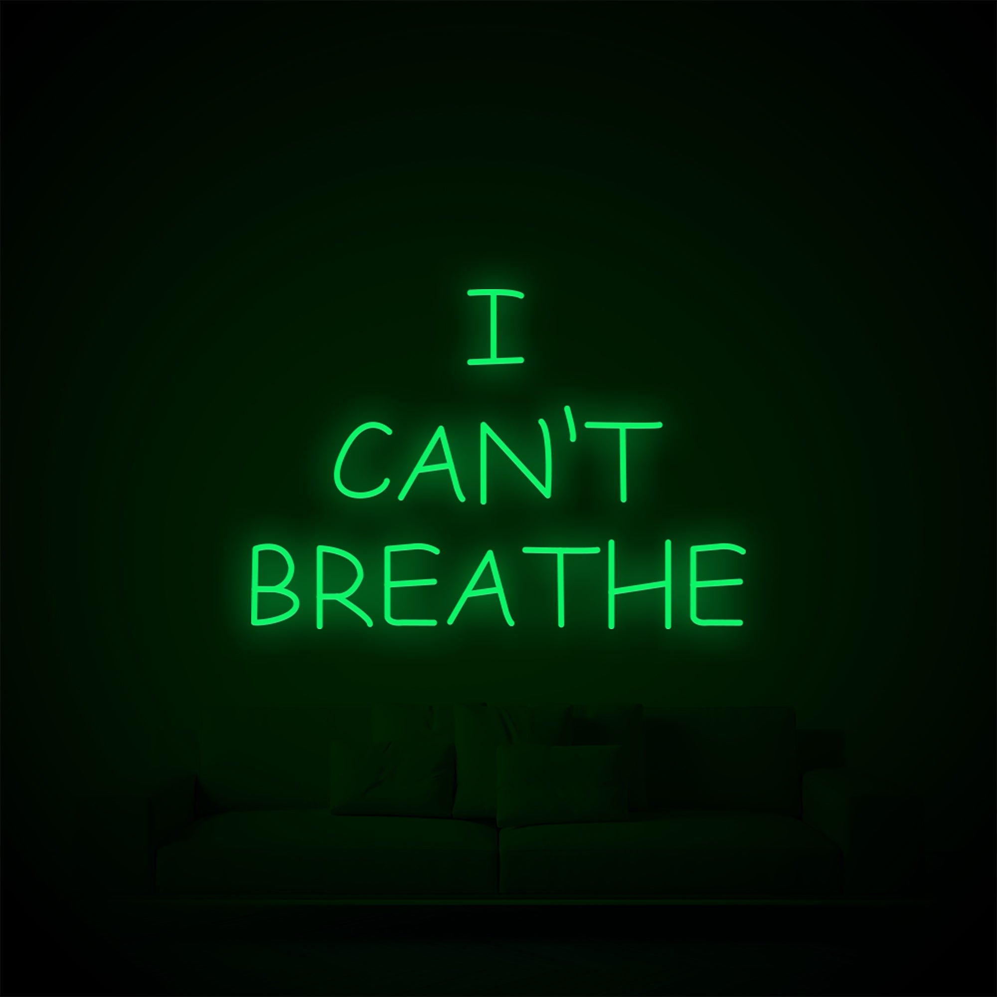 I CAN’T BREATHE Neon Signs