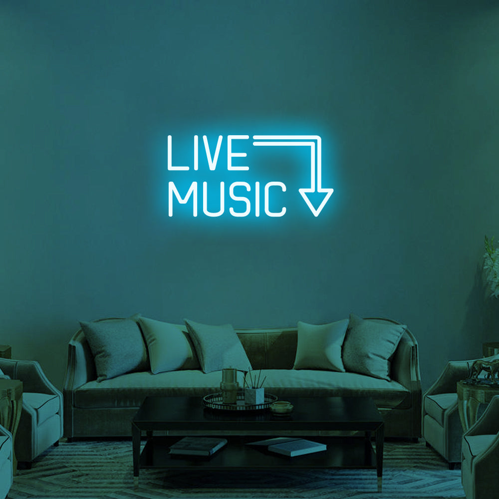 LIVE MUSIC Neon Signs