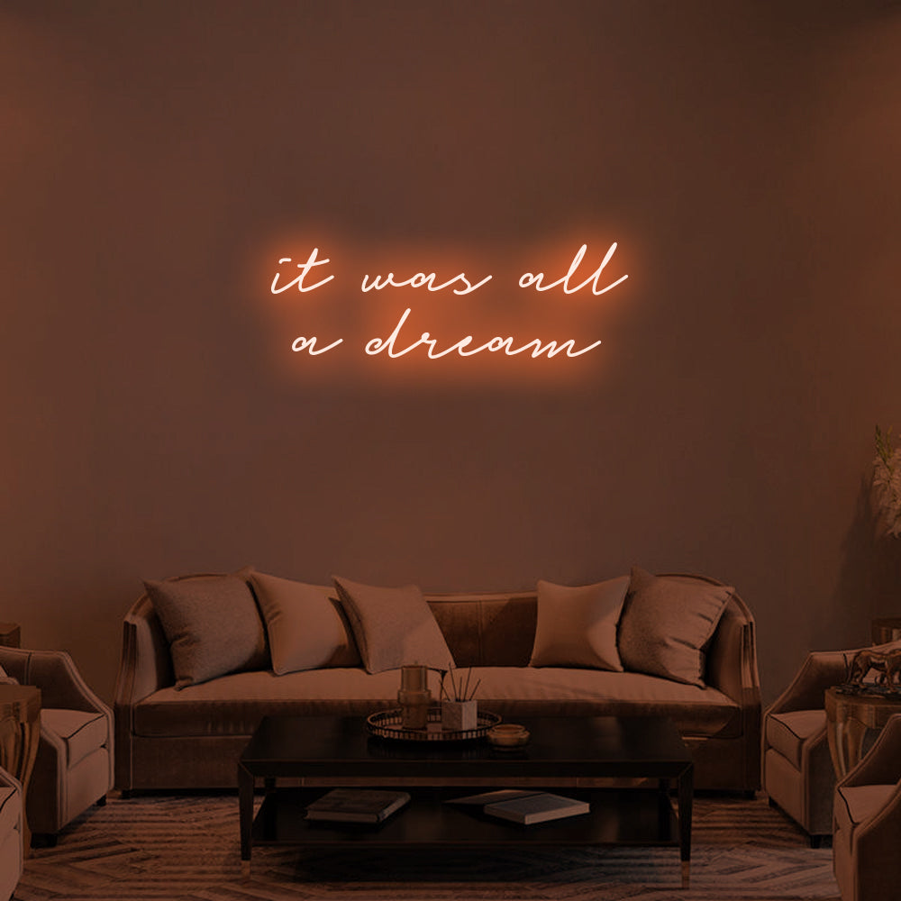 It was all a Dream Neon Signs 4
