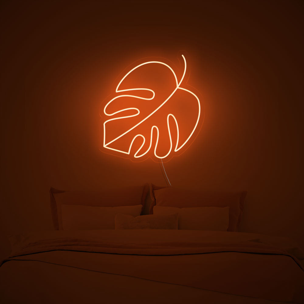 Monstera Leaf Neon Signs