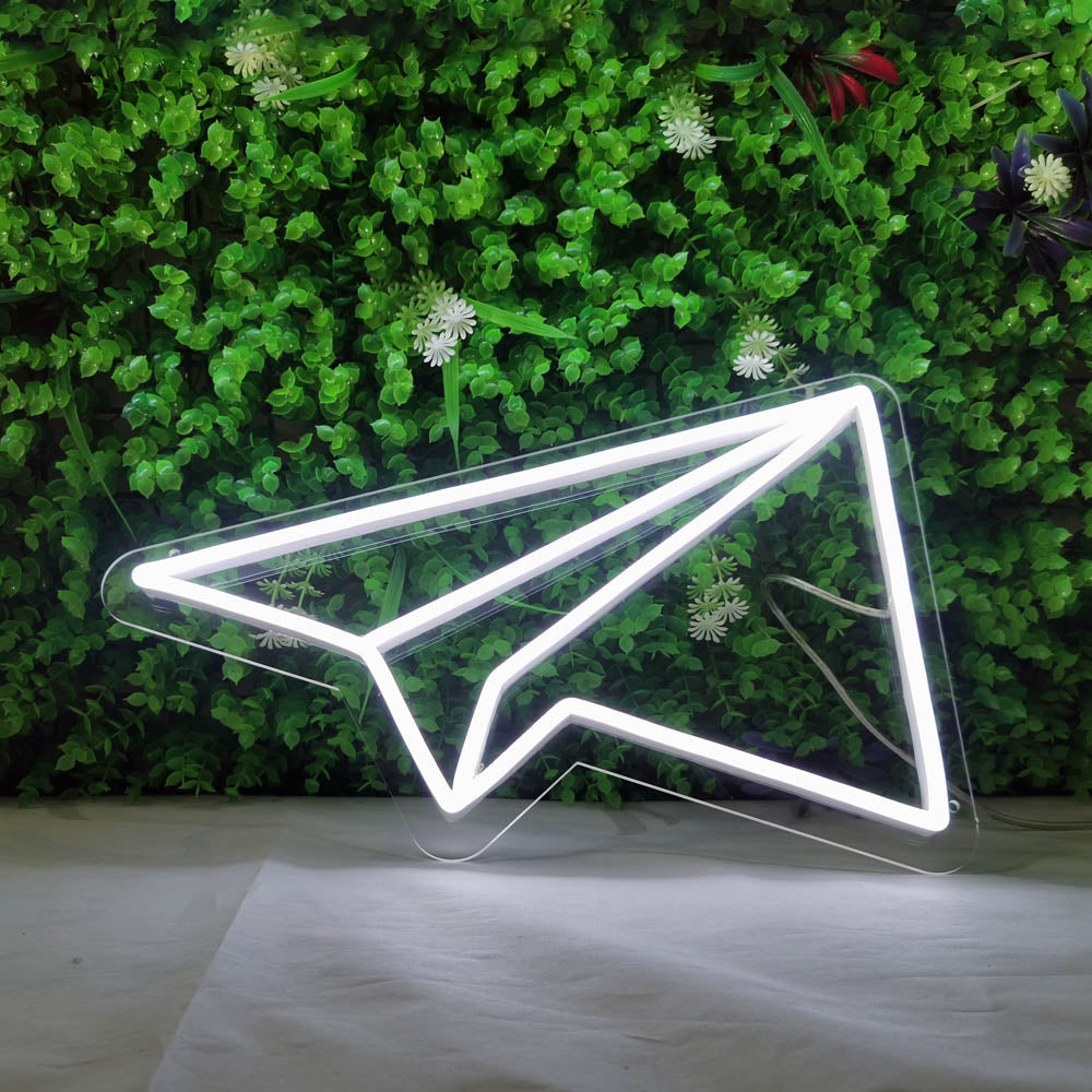 Mini Paper Plane LED Neon Signs