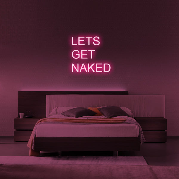 Get naked neon light discount