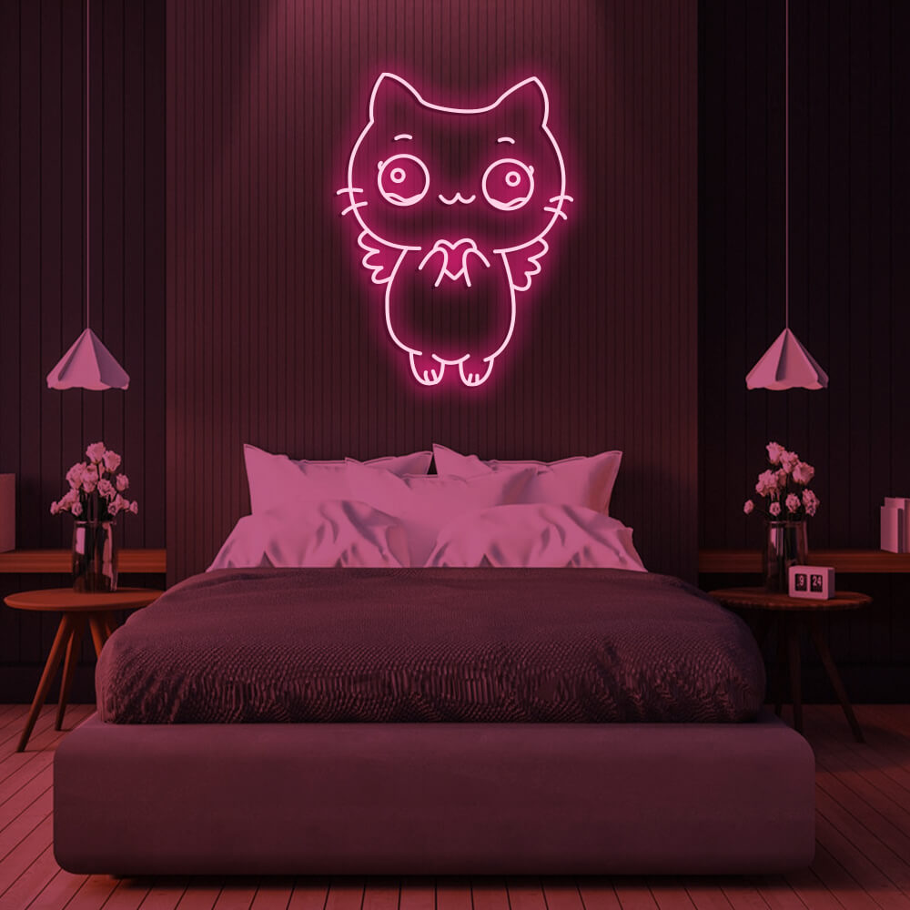 Cute Led Signes Cute Kitten LED Neon Signs