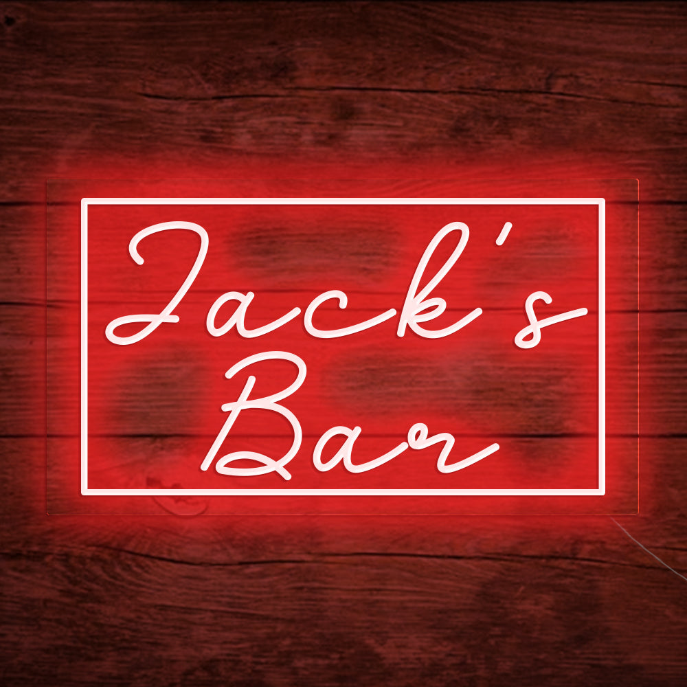 Personalized light up bar signs hotsell