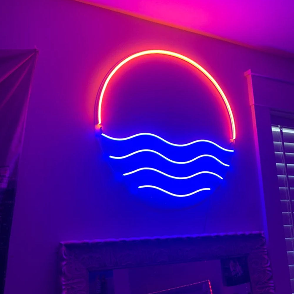 Mini Sunset Sea LED Neon Signs