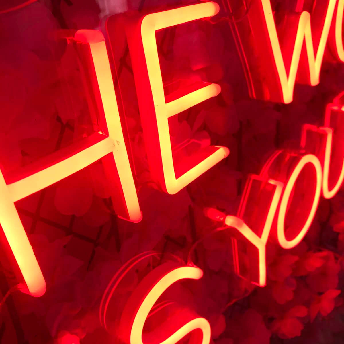 THE WORLD IS YOURS Neon Signs