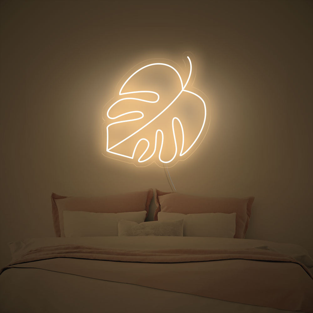 Monstera Leaf Neon Signs